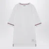 Thom Browne White T-shirt With Tricolour Detail Men