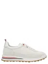 Thom Browne White Textile Tech Runner Sneakers In White