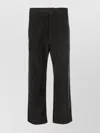 Thom Browne Wide Leg Corduroy Cropped Trousers