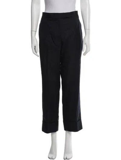 Pre-owned Thom Browne Wide Leg Pants In Black