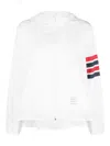 Thom Browne Ultralight Ripstop 4-bar Anorak In White