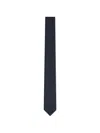 Thom Browne Windowpane-check Rwb-stripe Tie In Blue