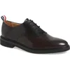 Thom Browne Wingtip Saddle Shoe In Brown/black