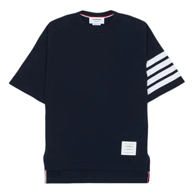 Thom Browne (wmns)  Short Sleeve T-shirt 'navy' In Blue