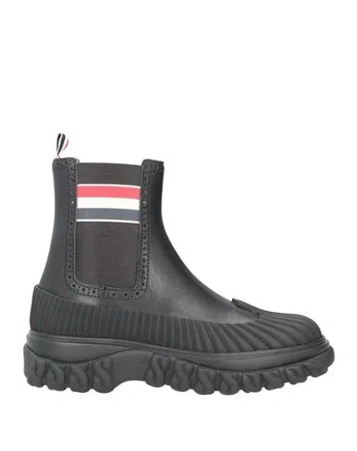 Thom Browne Woman Ankle Boots Black Size 9 Calfskin