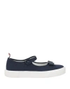 Thom Browne Woman Ballet Flats Midnight Blue Size 8 Textile Fibers