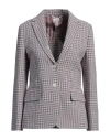 Thom Browne Woman Blazer Black Size 10 Cotton, Polyamide In Black