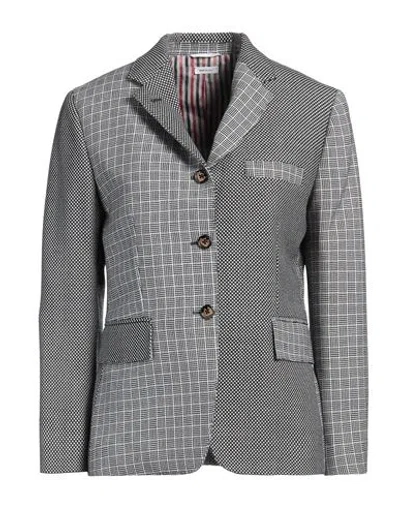 Thom Browne Woman Blazer Black Size 6 Wool