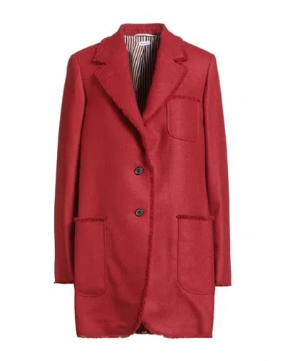 Thom Browne Woman Blazer Garnet Size 6 Wool