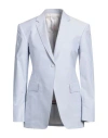 Thom Browne Single-breasted Cotton Blazer In Blue
