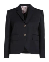 Thom Browne Wool Gabardine Sportcoat High Armhole In Blue
