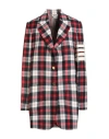 Thom Browne Woman Blazer Red Size 0 Wool, Mohair Wool