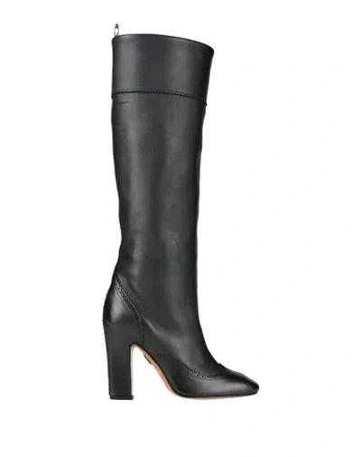 Thom Browne Woman Boot Black Size 8 Calfskin
