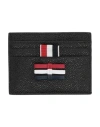 Thom Browne Woman Cardholder Black Size - Leather