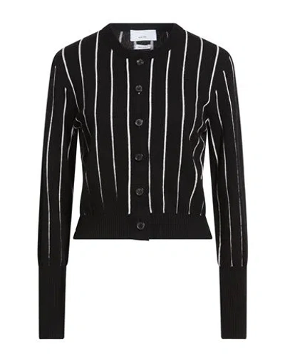 Thom Browne Woman Cardigan Black Size 6 Cashmere