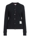 Thom Browne Woman Cardigan Midnight Blue Size 12 Cotton