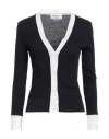 Thom Browne Woman Cardigan Navy Size 10 Wool