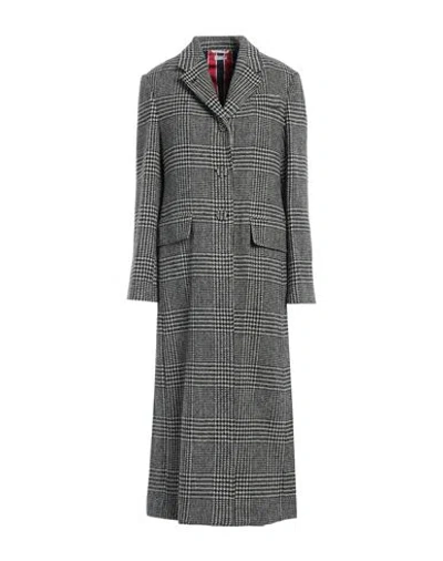 Thom Browne Woman Coat Black Size 6 Wool