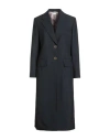 Thom Browne Woman Coat Navy Size 2 Wool