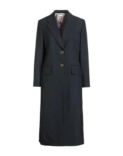 Thom Browne Woman Coat Navy Size 2 Wool