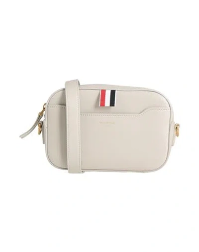 Thom Browne Woman Cross-body Bag Light Grey Size - Calfskin In Gray