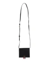 Thom Browne Woman Crossbody Wallet Black Size - Leather