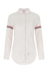 THOM BROWNE THOM BROWNE WOMAN EMBROIDERED COTTON SHIRT
