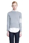 Thom Browne Woman Grey Knitwear In Grey