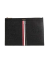 Thom Browne Woman Handbag Black Size - Leather In Black