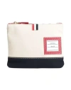 Thom Browne Woman Handbag Ivory Size - Textile Fibers