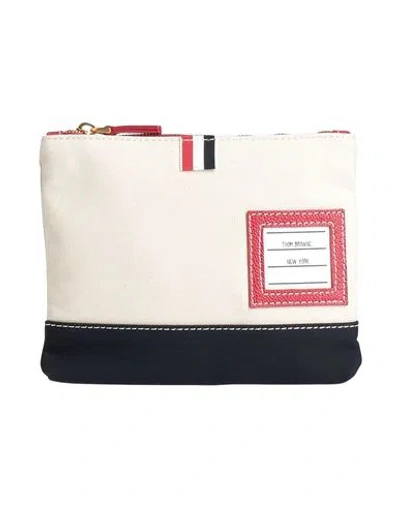 Thom Browne Woman Handbag Ivory Size - Textile Fibers