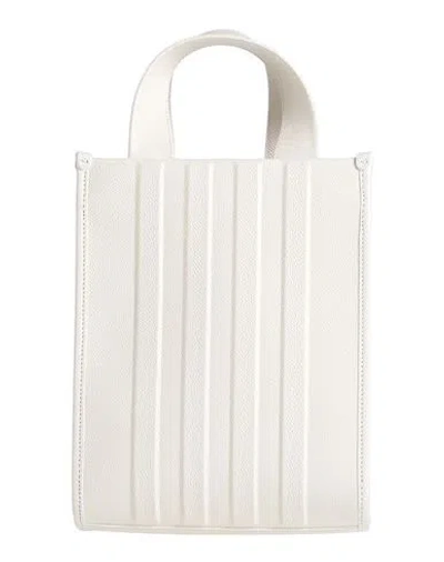 Thom Browne Woman Handbag White Size - Leather