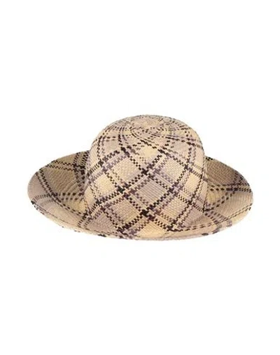 Thom Browne Woman Hat Beige Size L Straw