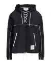Thom Browne Woman Jacket Navy Size 4 Cotton, Nylon In Navy Blue