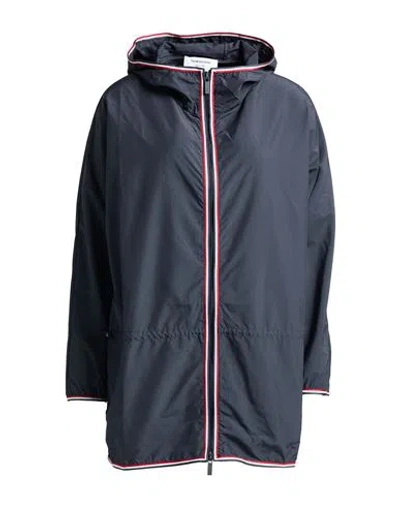 Thom Browne Woman Jacket Navy Size 6 Polyester In Blue