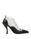 Thom Browne Woman Lace-up Shoes Black Size 6 Leather In Black