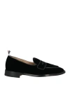 Thom Browne Woman Loafers Black Size 6.5 Textile Fibers In Black
