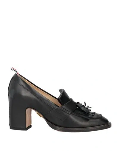 Thom Browne Kilt 75mm Tassel-trim Loafers In Black