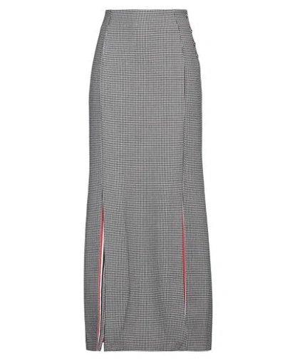 Thom Browne Woman Maxi Skirt Black Size 4 Wool