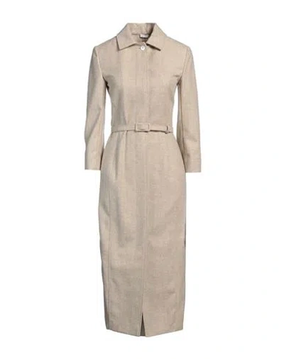Thom Browne Belted-waist Pencil Dress In Beige