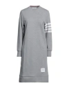 Thom Browne Abito In Felpa 4 Bar In Grey