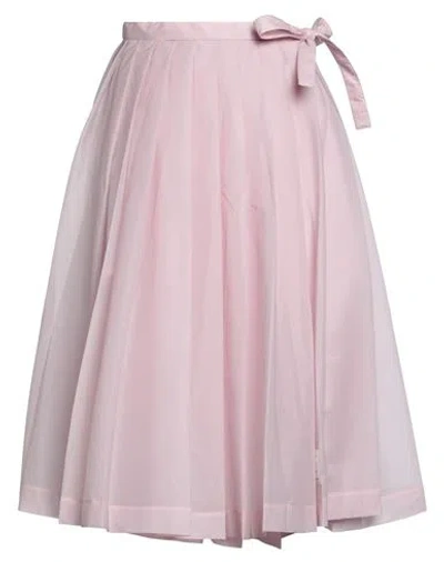 Thom Browne Woman Midi Skirt Light Pink Size 2 Nylon