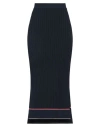 Thom Browne Woman Midi Skirt Midnight Blue Size 8 Viscose, Polyester, Polyamide, Elastane In Blue
