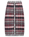 Thom Browne Woman Midi Skirt Navy Blue Size 4 Virgin Wool, Mohair Wool, Polyamide, Wool In Navy Blue