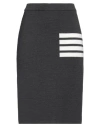Thom Browne 4-bar Links Stitch Pencil Skirt In Grey