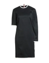 Thom Browne Woman Mini Dress Midnight Blue Size 8 Cotton