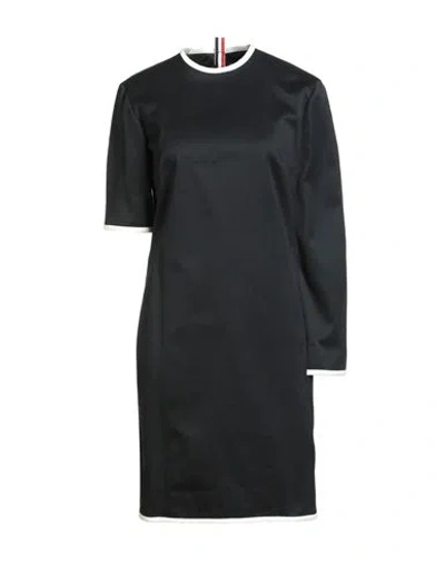 Thom Browne Woman Mini Dress Midnight Blue Size 8 Cotton