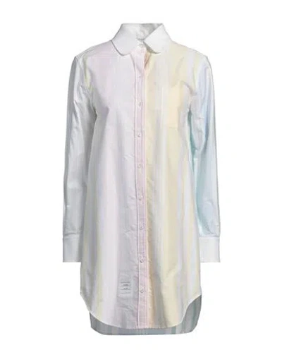 Thom Browne Woman Mini Dress Pastel Yellow Size 10 Cotton