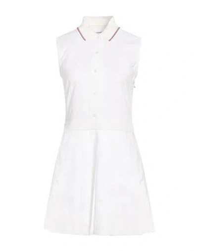 Thom Browne Woman Mini Dress White Size 4 Cotton
