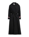 Thom Browne Belted Single-breasted Coat In Black